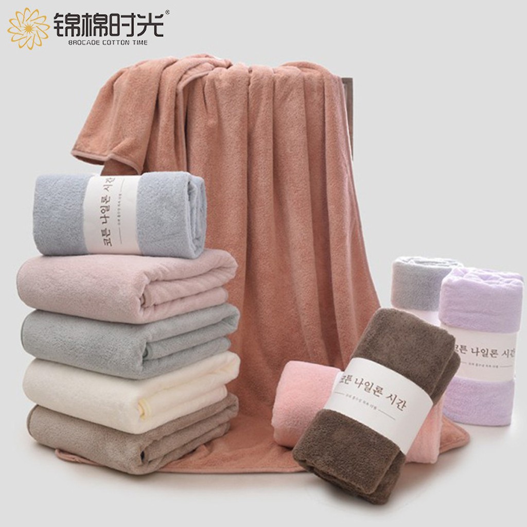 KHĂN TẮM THỜI TRANG CAO CẤP 70x140cm - KHĂN TẮM LÔNG CỪU HÀN QUỐC, Khăn Tắm Gia Đình Khách Sạn Sang Trọng Cho Trẻ Em Người Lớn, Khăn Tắm Phòng Tắm Siêu Thấm Thời Trang