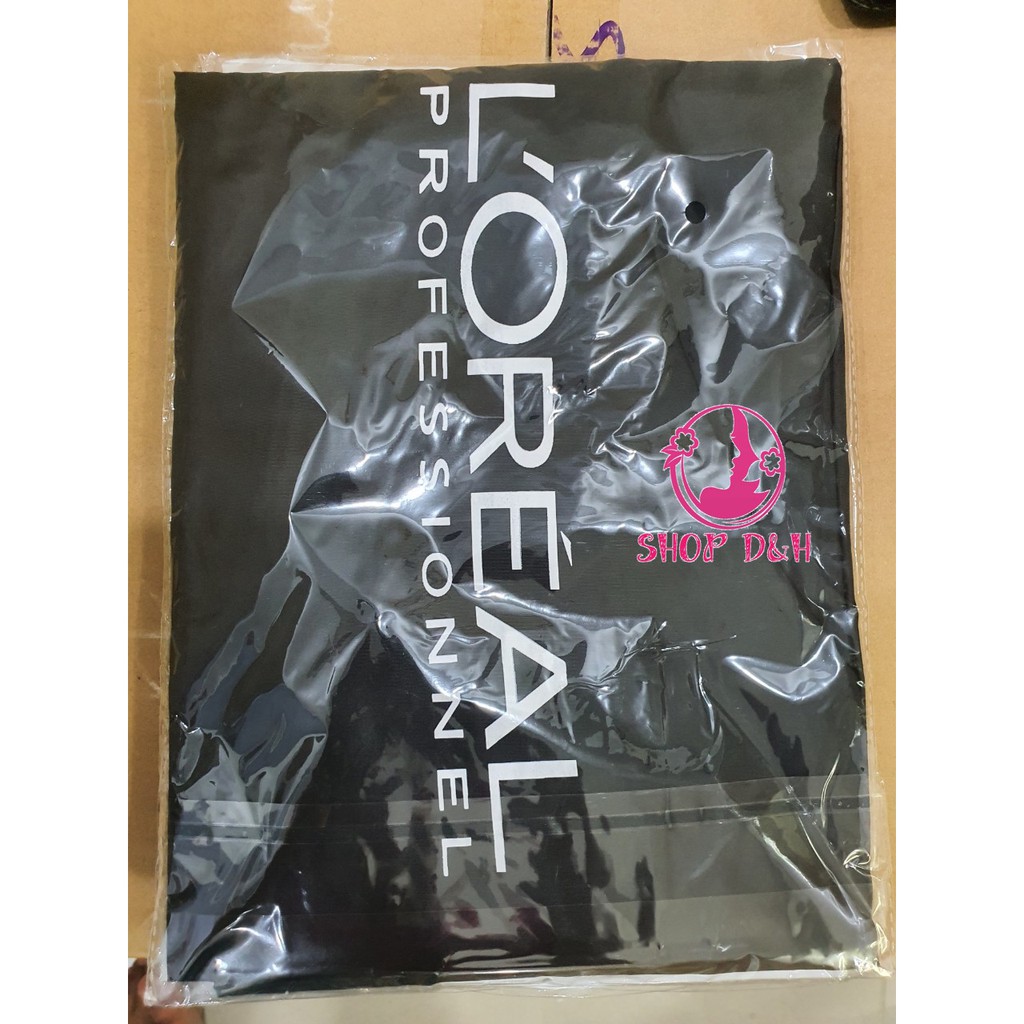 Áo choàng cắt tóc loreal màu đen