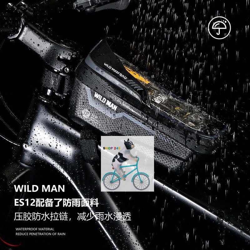 Túi Treo Khung Sườn Xe Đạp WILD MAN ES12 (HÀNG CHÍNH HÃNG)