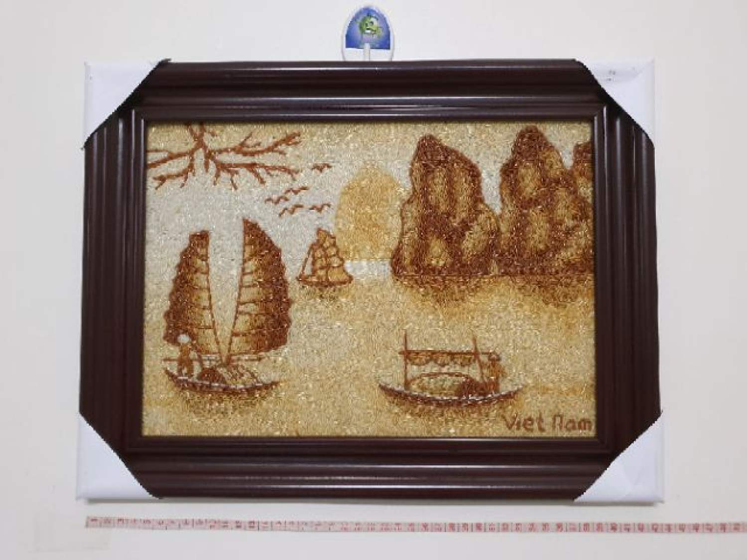 Tranh Gạo Lưu Niệm Việt Nam (30cmx40cm)