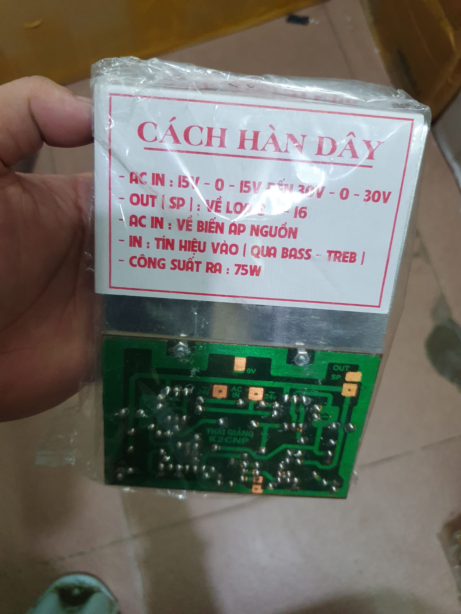 mạch kích loa công suất 75w tip 41 tip 42