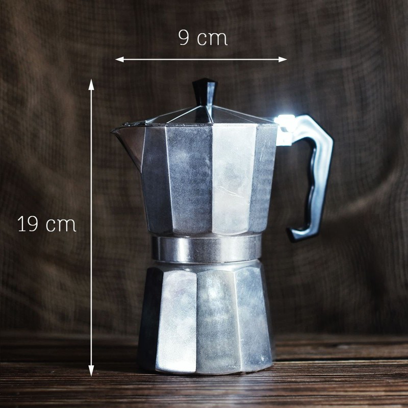Coffee Pot aluminum high-grade (1-3 Cup)-warm coffee 300ml 6cup, ấm coffee