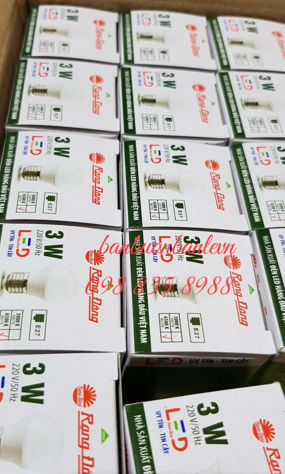 Bóng đèn LED BULB Rạng Đông 3w