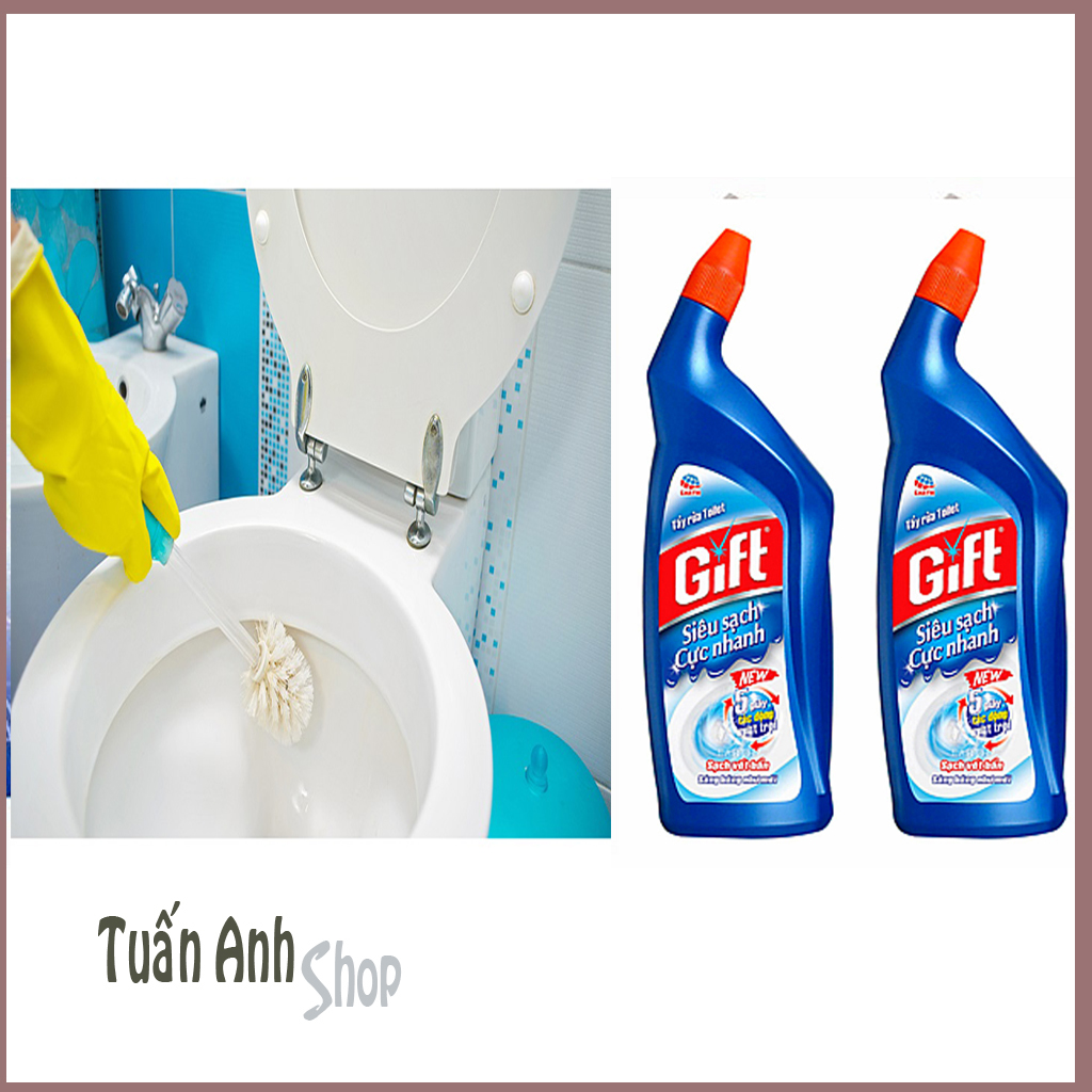 Nước tẩy bồn cầu Gift siêu sạch 600 ml