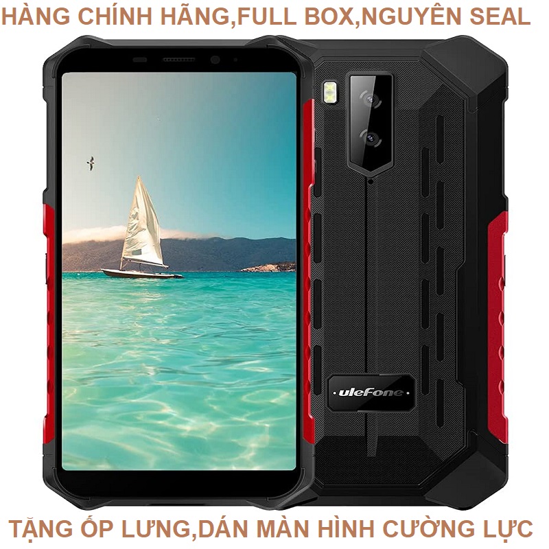 Điện thoại Ulefone Armor X9 pro(chống nước,chống sốc,chống va đập,Ram 4Gb,Rom 64 Gb,Androi 11)