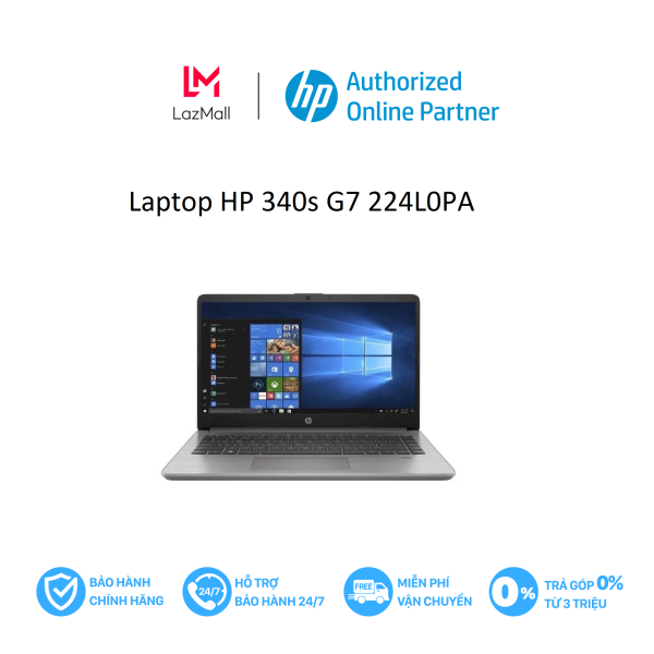 Bảng giá Laptop HP 340s G7 i3-1005G1/4GD4/512GSSD/14.0HD/FP/WL/BT/3C41WHr/XÁM/WIN10/224L0PA Phong Vũ