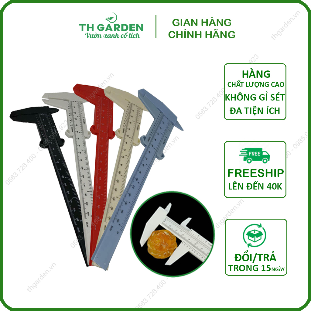 Thước kẹp cơ 150mm bằng nhựa cao cấp