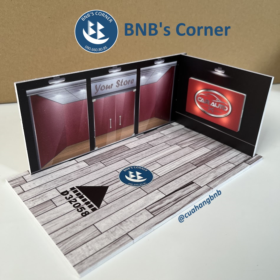 [BNB's Corner] Mô hình gara xe hơi tỉ lệ 1:32 bằng formex