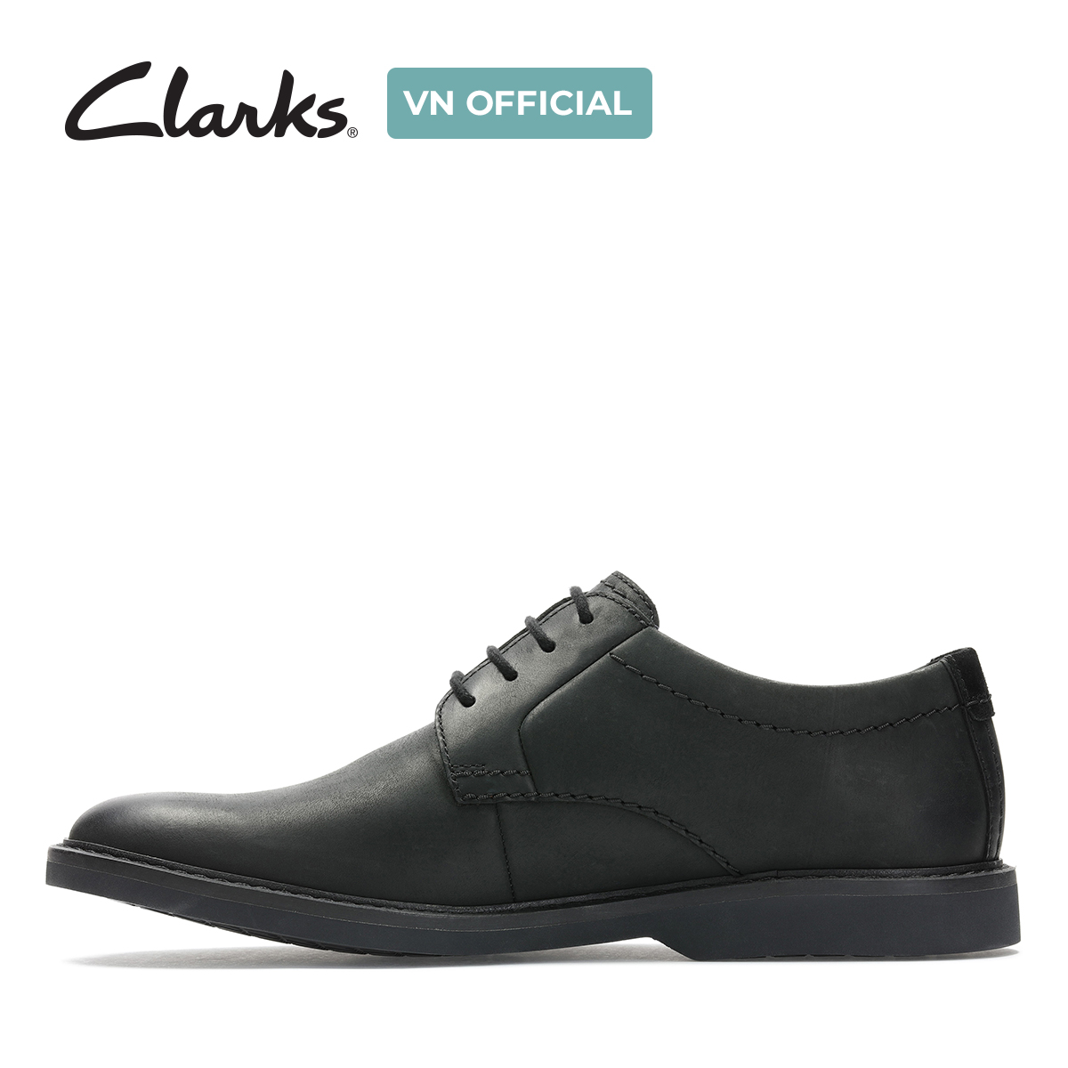 Clarks Men's Leather Western Shoes - Atticus Ltlace