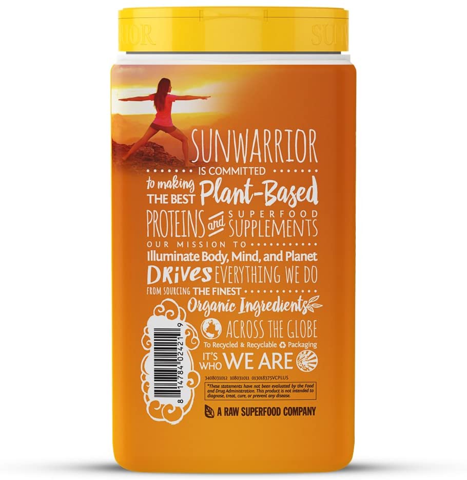 [HCM]Bột Protein Thực Vật Hữu Cơ Fit & Lean SunWarrior 750g vanilla