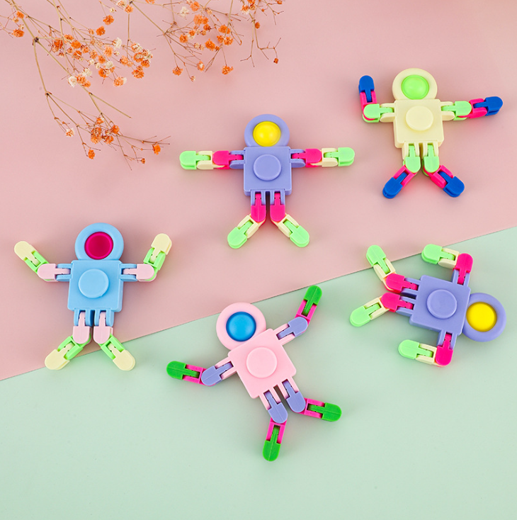 Đồ Chơi Trẻ Em Con Quay Spinner Hình Con Người - Pop IT [GIÁ RẺ]