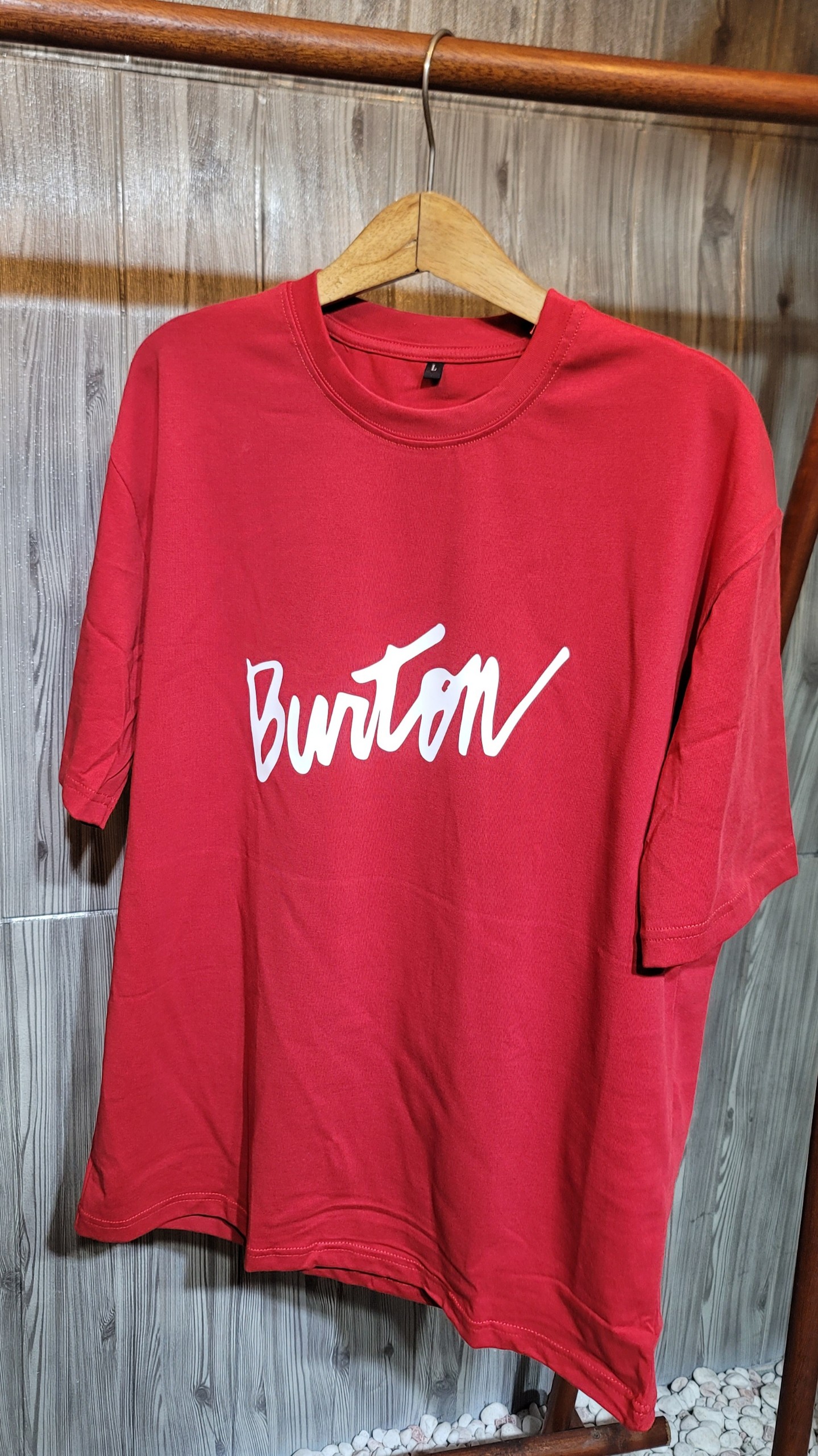 Áo thun stee burton in red cvc unisex