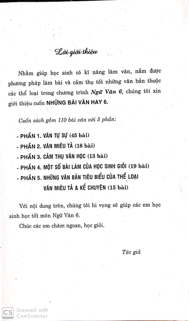 [HCM]Những bài Văn hay 6