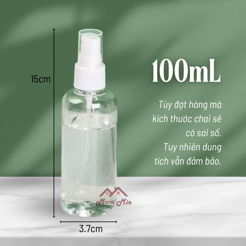 HCM Chai xịt phun sương chiết mỹ phẩm loại 30-50-100ml - J106