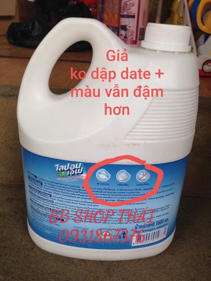 [HCM]Can Nước Rửa Chén Lipon không mùi Thái Lan