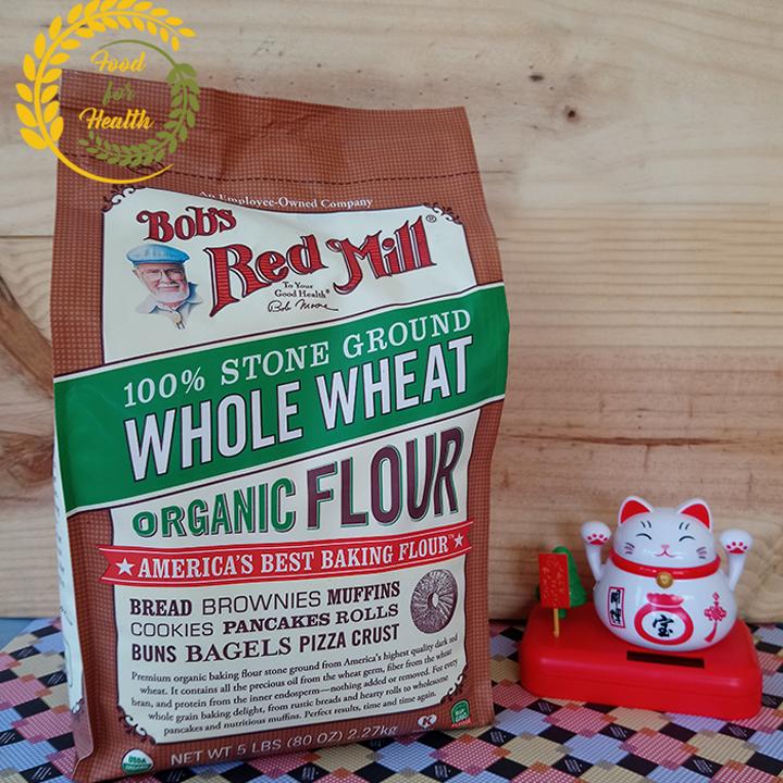 Bột mì nguyên cám hữu cơ Bob's Red Mill 2,27kg