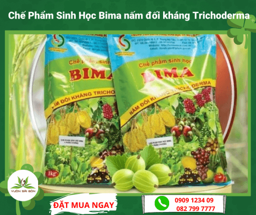 Chế Phẩm Sinh Học Trichoderma – Bima (1kg)  nấm đối kháng, ủ rác hữu cơ, xử lý đất (Vườn Sài Gòn - Vuon Sai Gon)