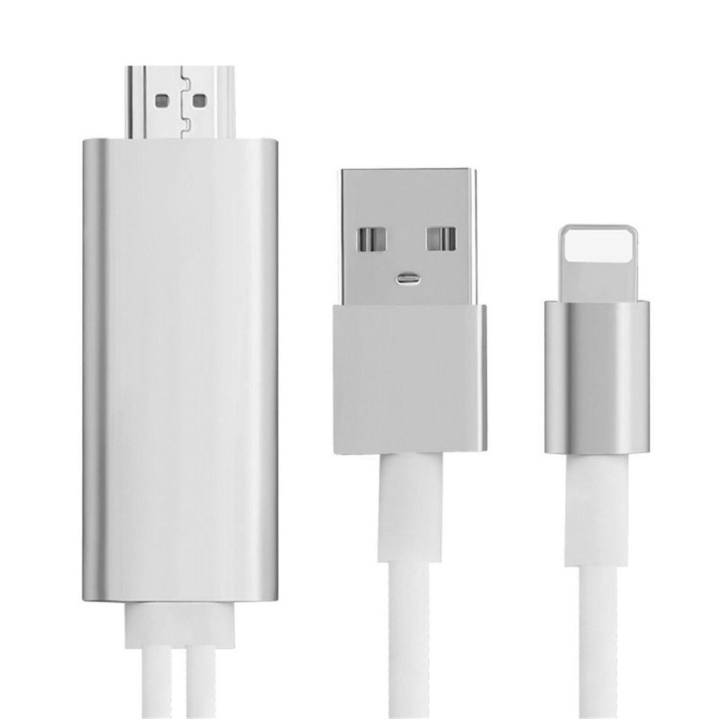 C&aacute;p HDTV CABLE Lightning to HDMI A5-01 cho IOS (iPhone 5/5S, iPhone 6/6S/6Plus, iPad Mini, iPad Air)