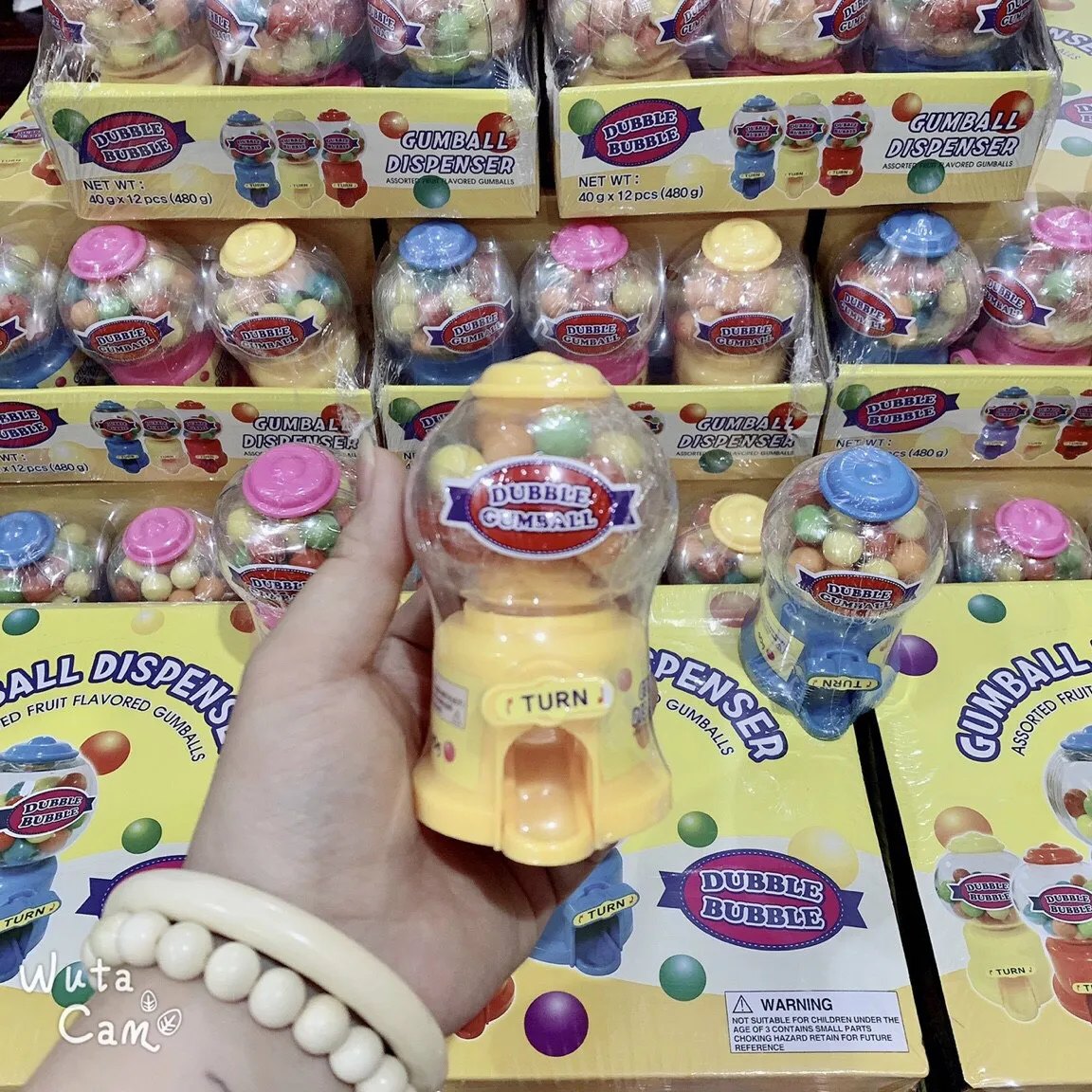 [Siêu Hot] Máy bán kẹo Dubble Gumball 40gr siêu cute