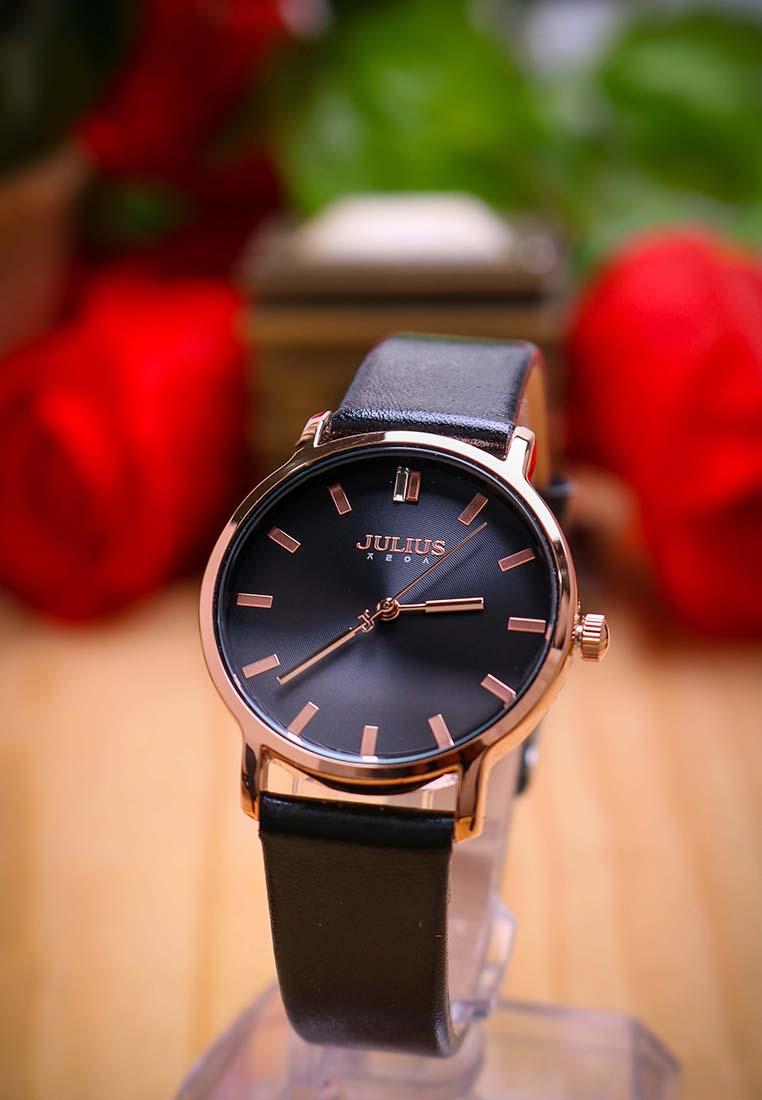 Đồng hồ nữ Julius Hàn Quốc JA-1200 dây da