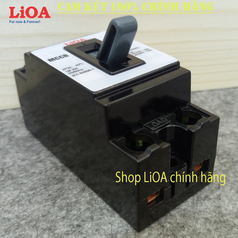 Mặt chứa 1 cầu dao MCCB 2 cực - CB cóc
