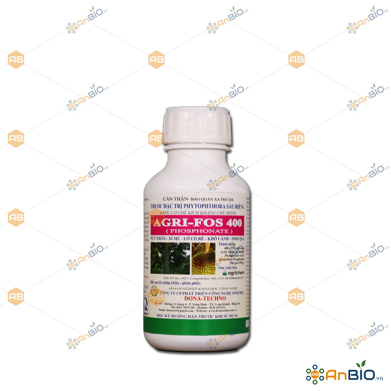 [HCM]Thuốc trừ bệnh AGRI-FOS 400 chai 500ml ĐẶC TRỊ NẤM Phytophthora SẦU RIÊNG - A2.1039
