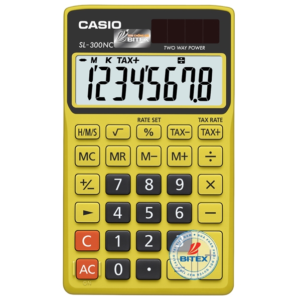 Fahasa - Máy Tính Casio SL 300NC - BYW (PL)