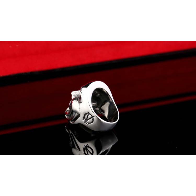 Nhẫn nam hợp kim mặt nạ hacker -X09