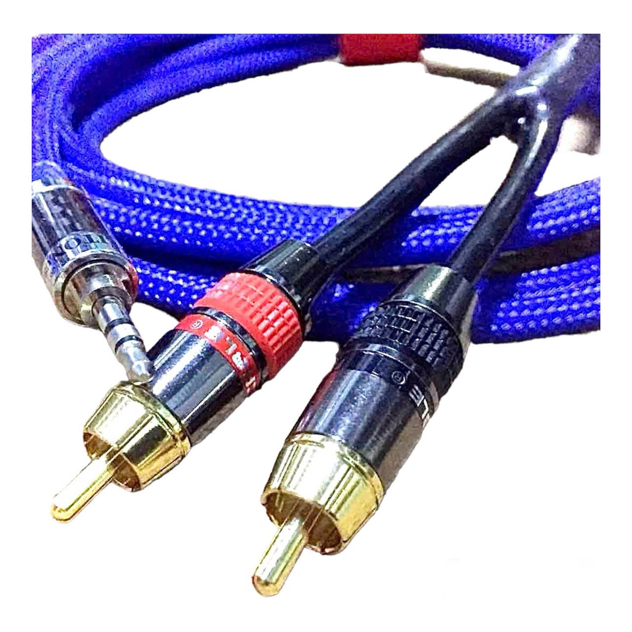 dây phát nhạc laptop Jack 3.5mm sang 2 đầu Jack hoa sen