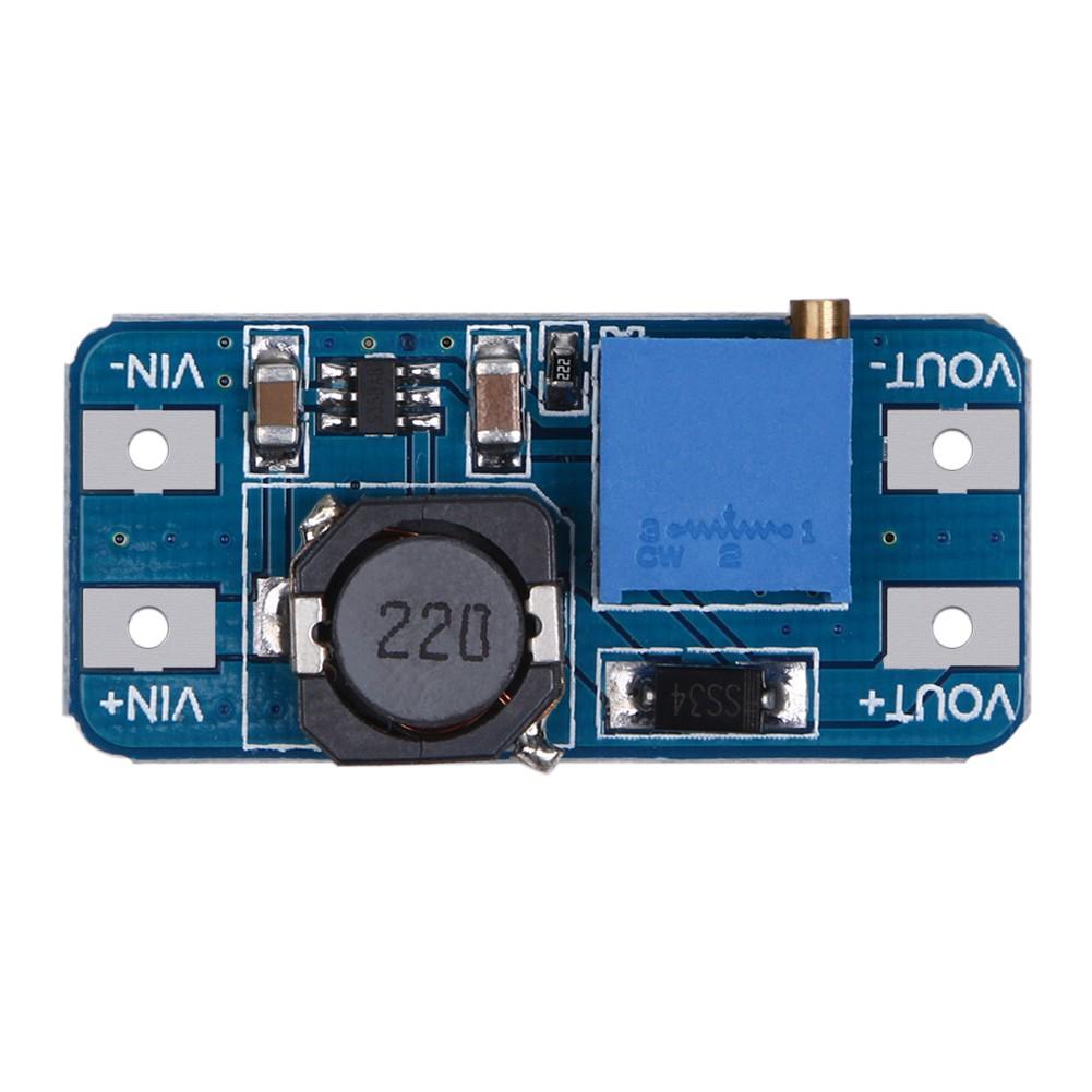 Module nguồn dc-dc tăng áp mt3608 3a in 2-24v out 5v-28v