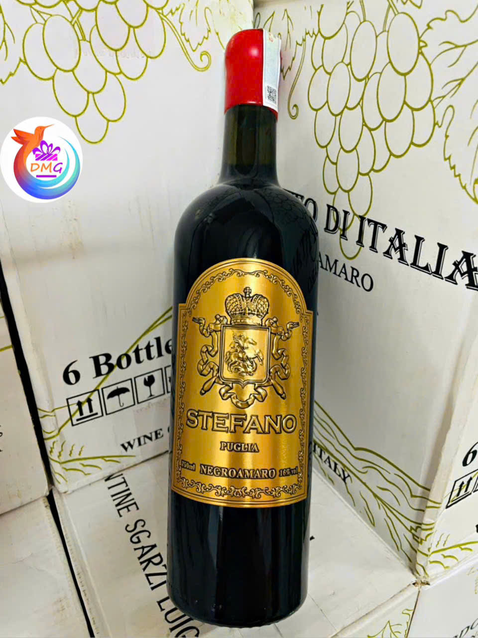 [NHẬP KHẨU] VANG ĐỎ (Ý) STEFANO – 750ML (16%) – DMG WINE