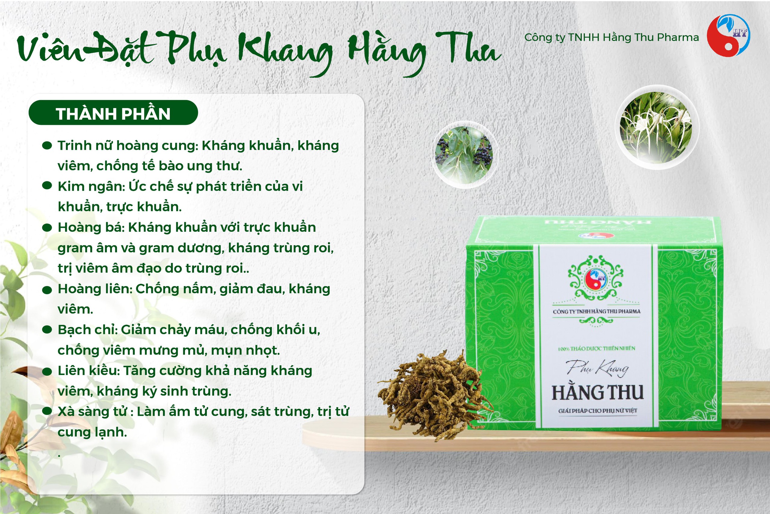 Combo 2 Viên Phụ Khang dùng thử Hằng Thu
