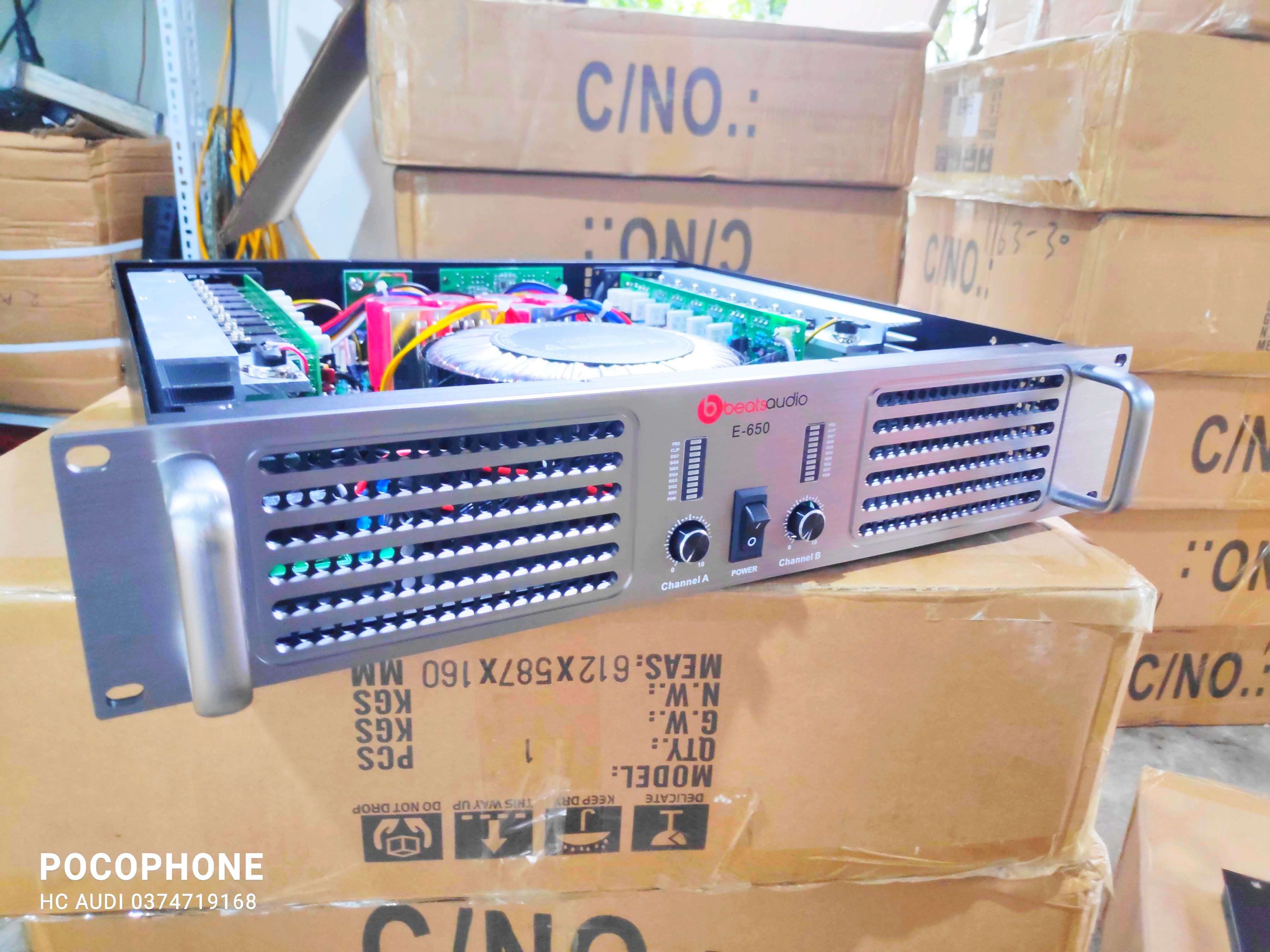 Đẩy công suất 32 sò nhập khẩu  mặt nhôm