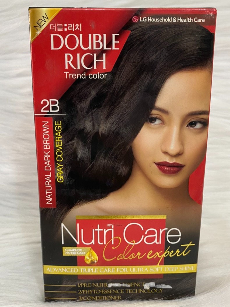 Thuốc Nhuộm Tóc Double Rich 2B Nâu tự nhiên