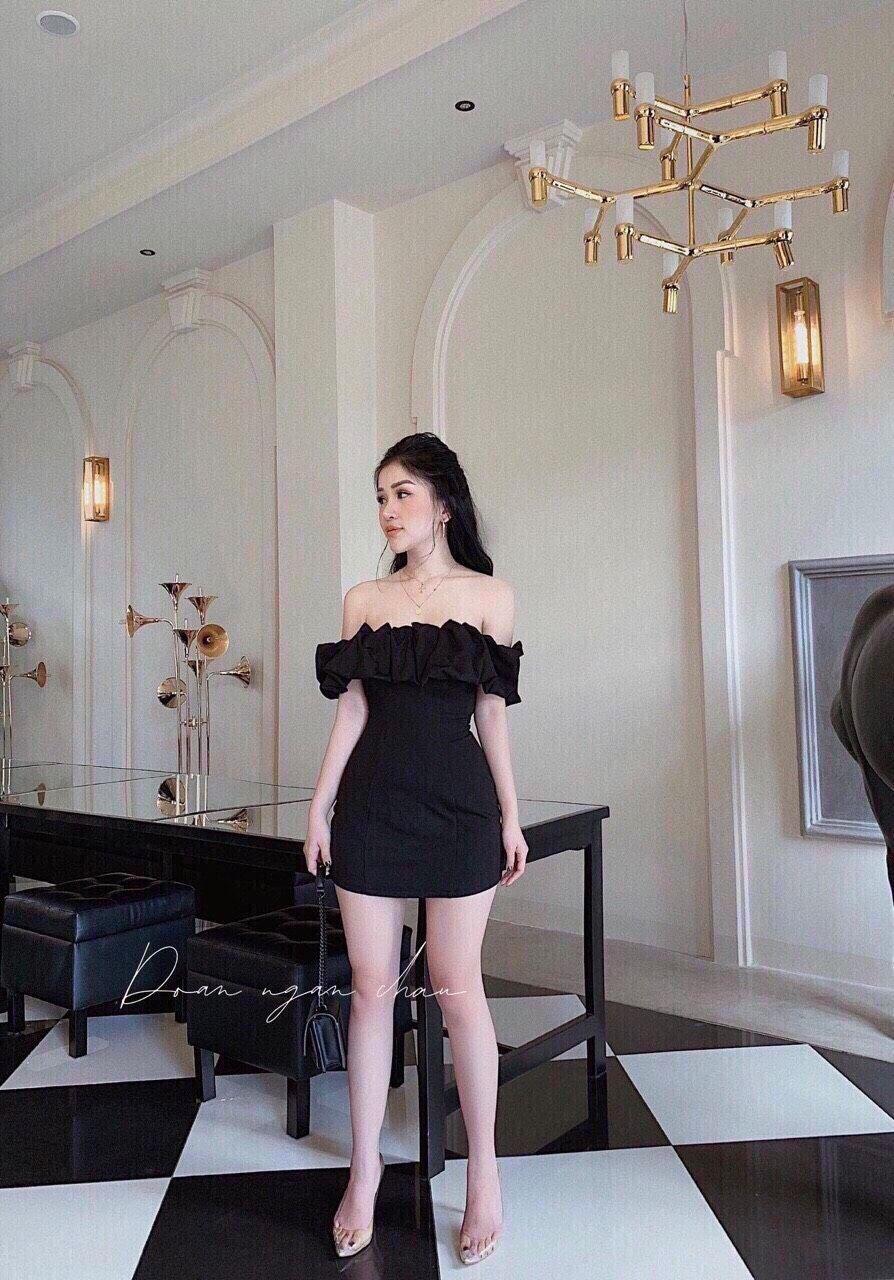 [HCM]Đầm body bẹt vai