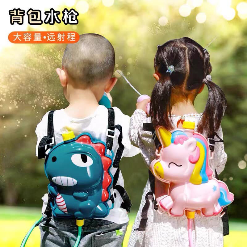 Đồ chơi balo súng bắn nước hình thú cho bé