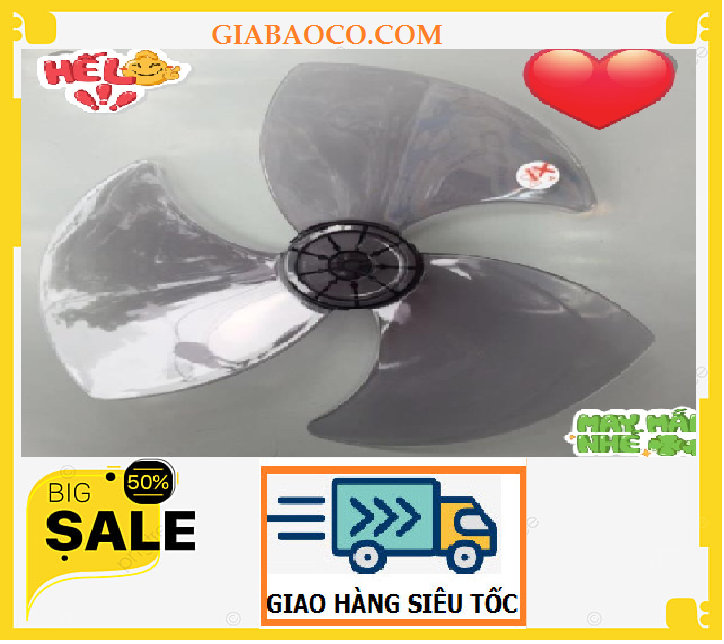 Cánh Quạt 3 Cánh: B3-30cm & B4-40cm Cánh Trong