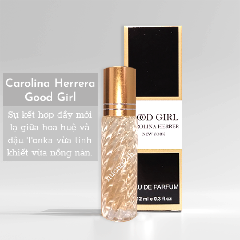 Tinh dầu nước hoa nữ Good Girl Carolina Herrera 12ml, lưu hương 5-8h, mùi chuẩn