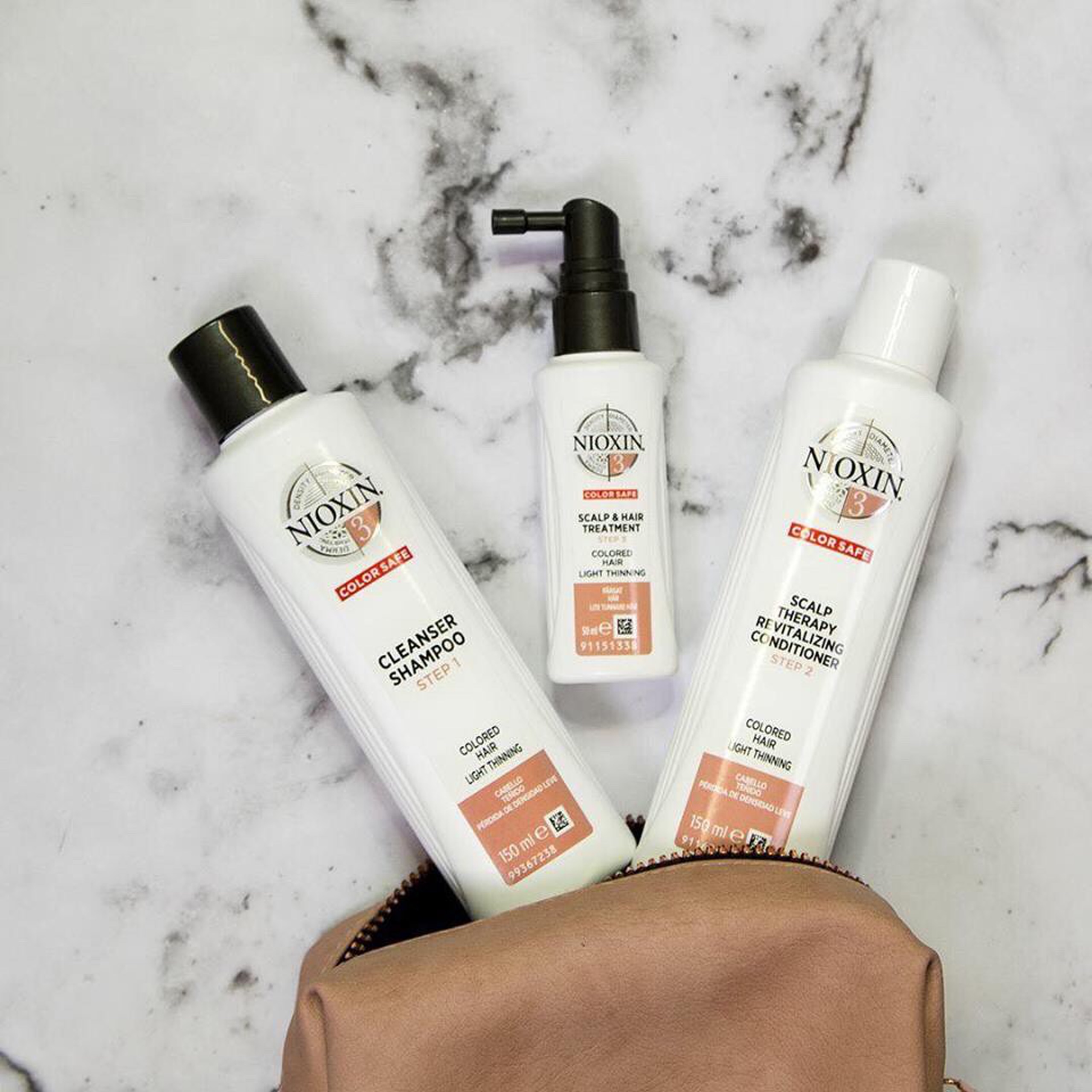 [HCM]Bộ dầu gội Nioxin TrialKit chống rụng tóc System 3 150ml 2019 ( Colored Hair)