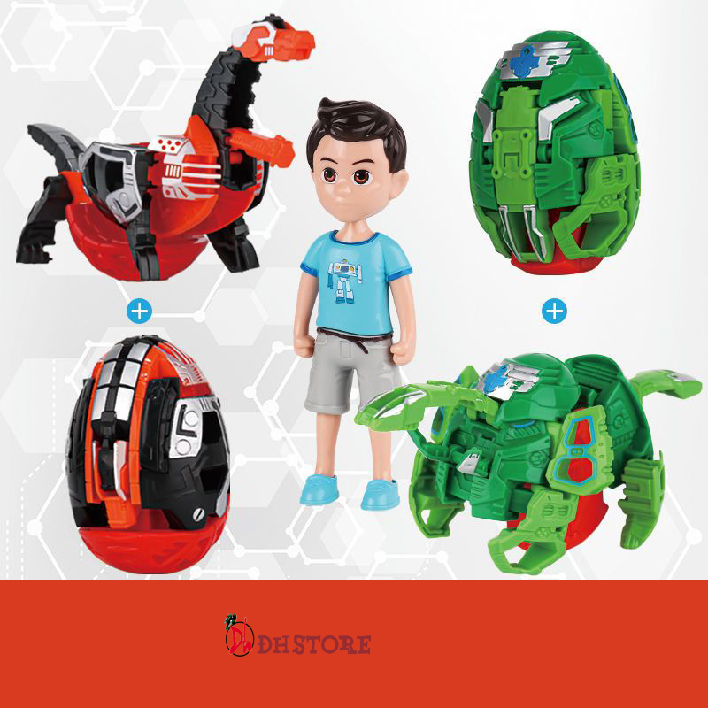 Đồ chơi trứng khủng long biến hình robot cho bé