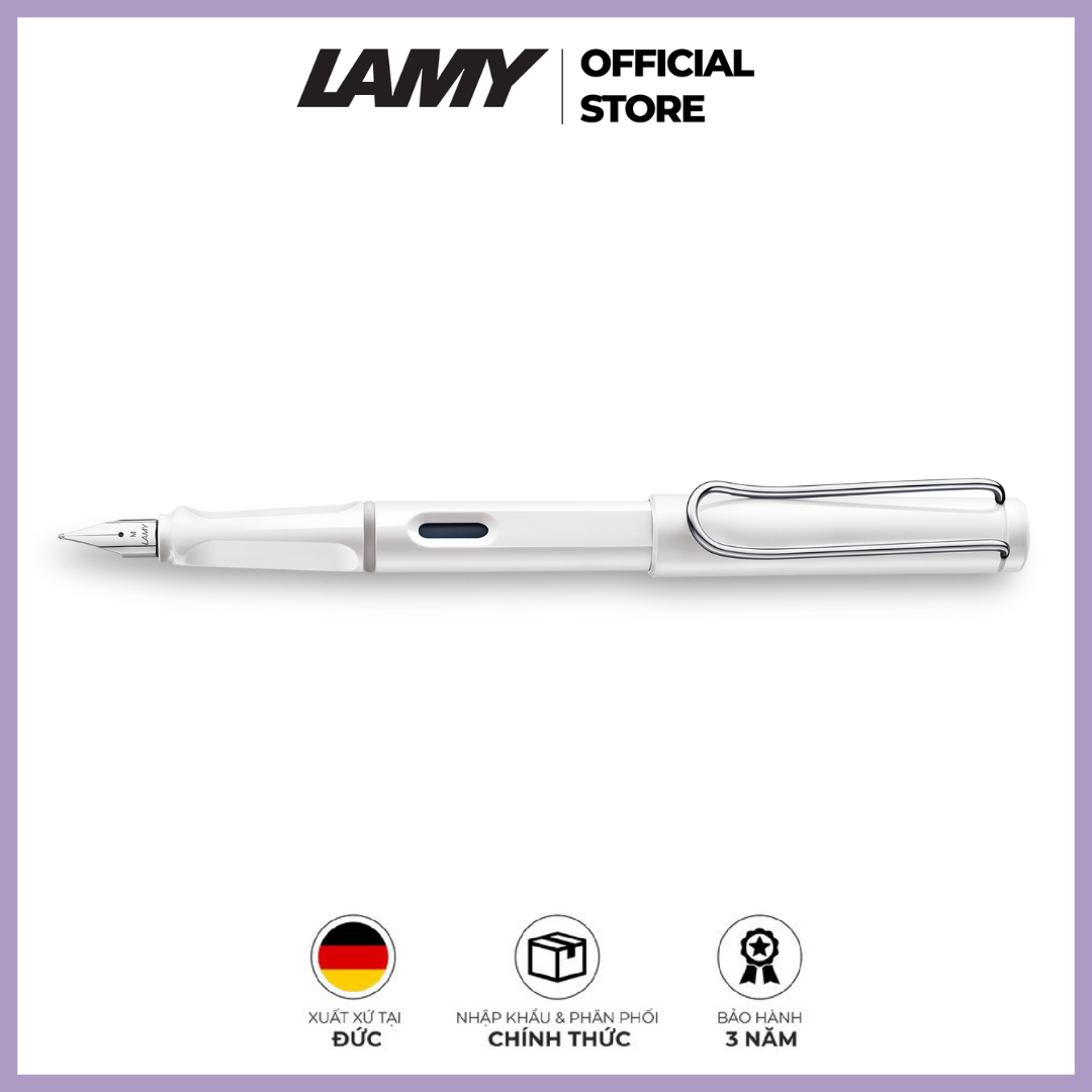 Bút máy cao cấp LAMY safari White (019)