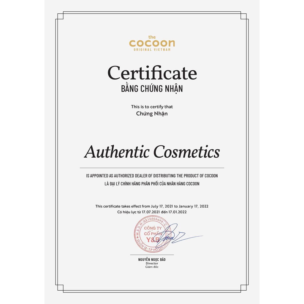 Son dưỡng môi Dầu dừa Cocoon 5g