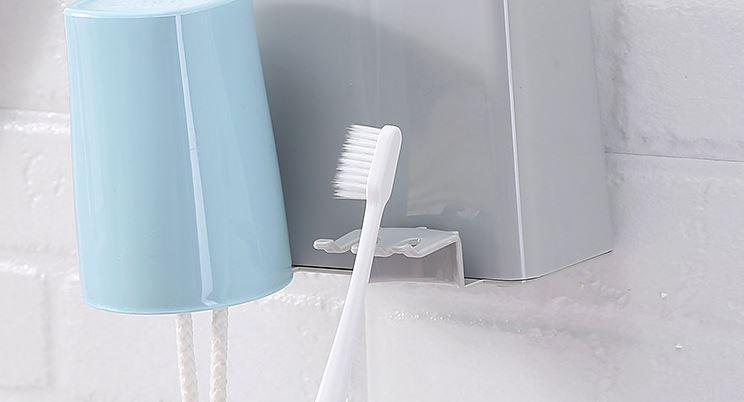 Kệ giá để cốc, bàn chải, tuýp đánh răng