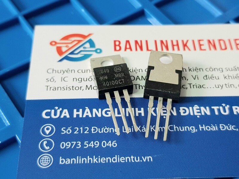 [COMBO 6 CHIẾC] Diode Schottky MBR40100, 40100C TO-220 40A 100V