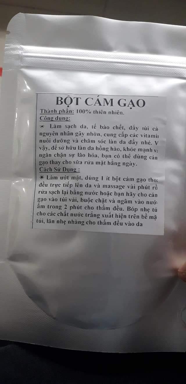[HCM]Bột cám gạo đắp mặt  100GR