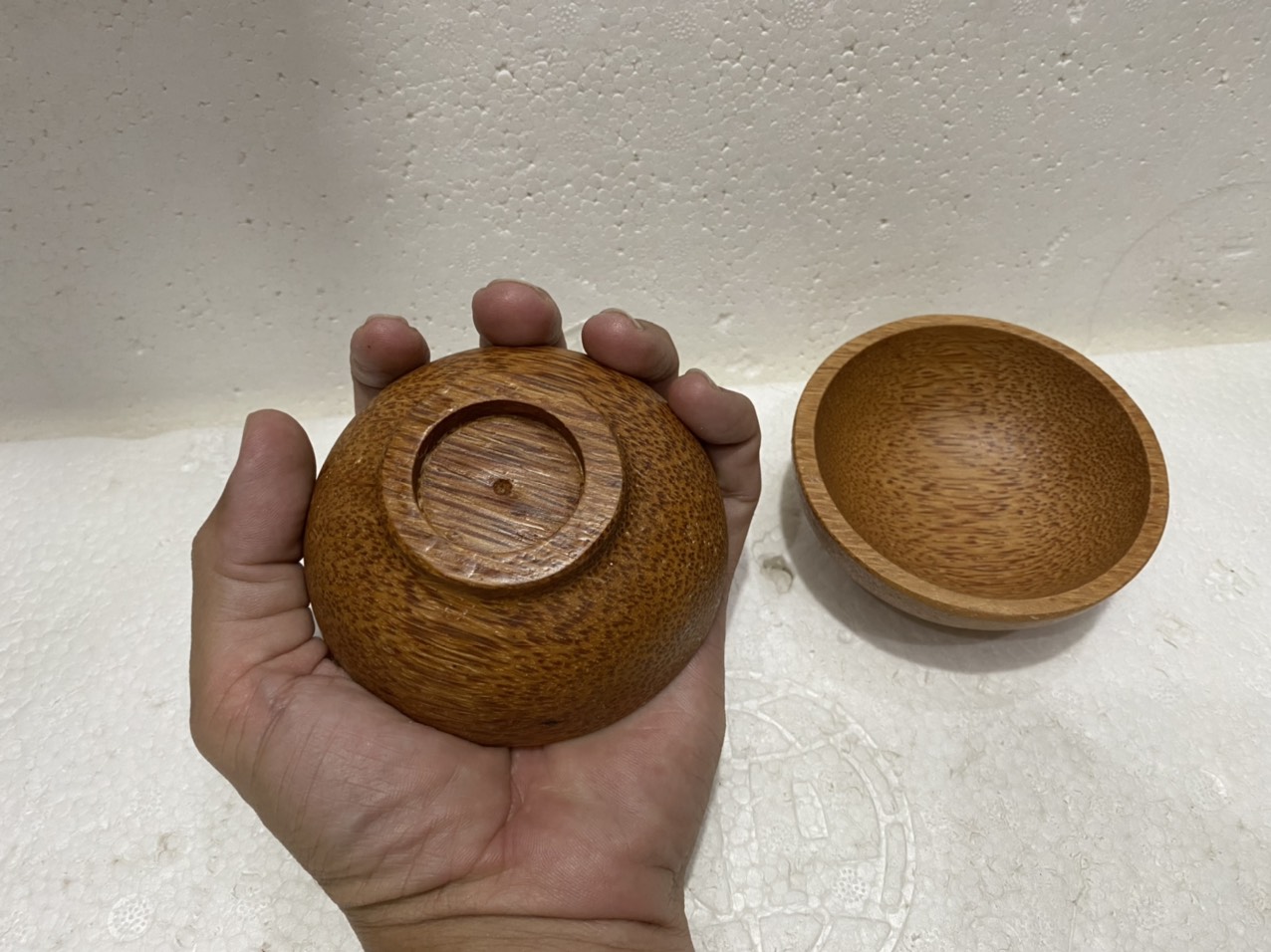 CHÉN NƯỚC CHẤM GỖ DỪA - BÁT ĂN DẶM CHO TRẺ EM