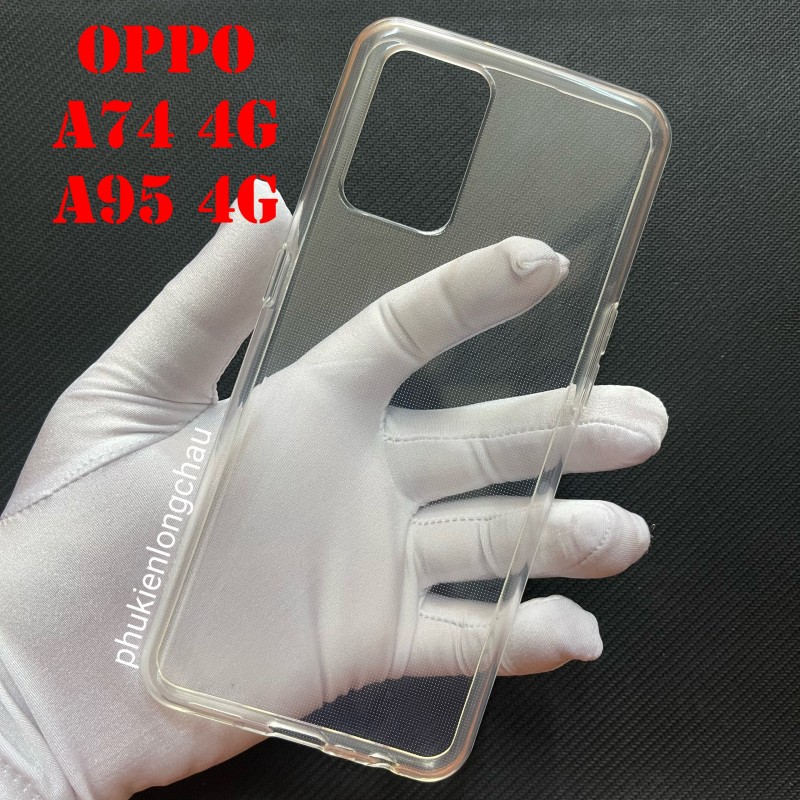 Ốp dẻo trong suốt cho Oppo A95 (Hàng loại A)
