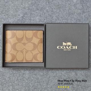 [HCM]Ví Coach Nam F66551 Authentic màu nâu thumbnail
