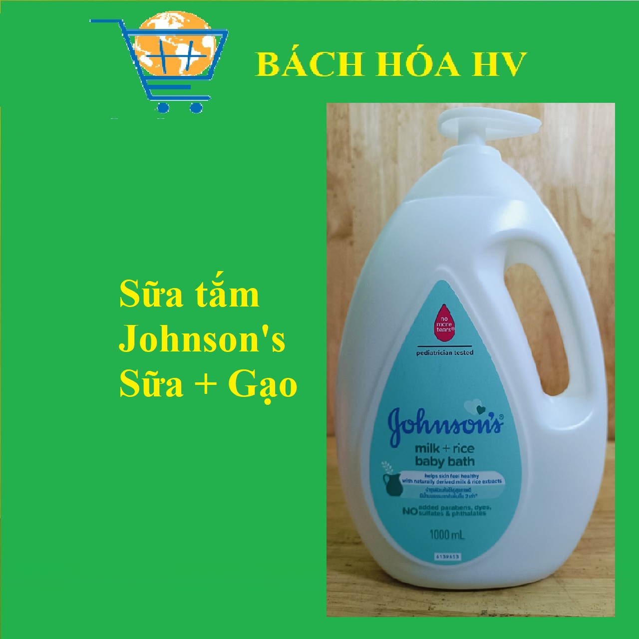[HCM]sữa tắm Johnson baby bath 1000ml - BACH HOA HV