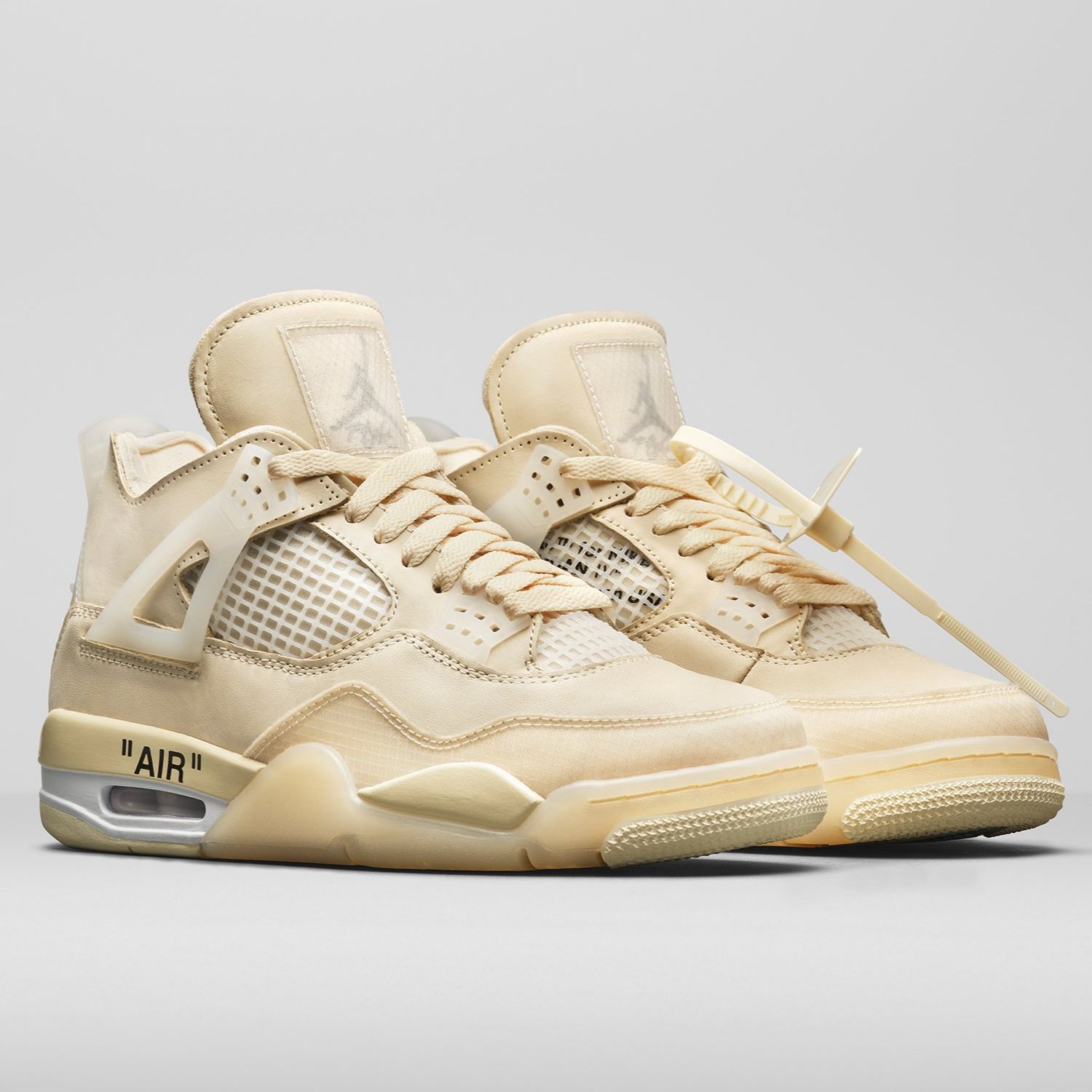 Giày J0rdan 4 Retro Off-White Sail ( JD4 trắng kem)